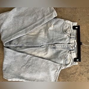 PacSun Eco Light Blue Distressed Dad Jeans